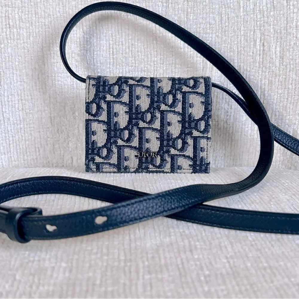 Dior Oblique Nano Wallet on Strap